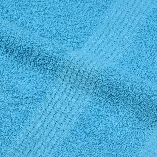vidaXL - Serviettes de sauna - 2 - pcs - 80x200 - cm - 360 - g/m² - 100% - coton - turquoise