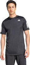 Adidas Performance Club Tennis Climacool 3-Stripes T-Shirt - Heren - Zwart