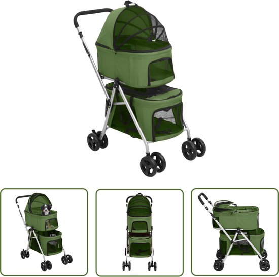 The Living Store Hondenbuggy – Groen