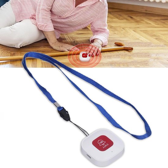 SINGCALL Tuya WiFi Smart Senioren Notruf Rufsystem für Ältere/Schwangere/Kinder, 1 wasserdichte