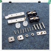 Schuifdeurbeslag loopwielen - aluminiumlegering - binnen doorgangsdeuren .