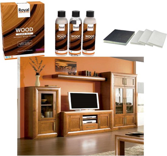 Oranje Furniture Care ® Ensemble de protection et d'entretien en bois naturel