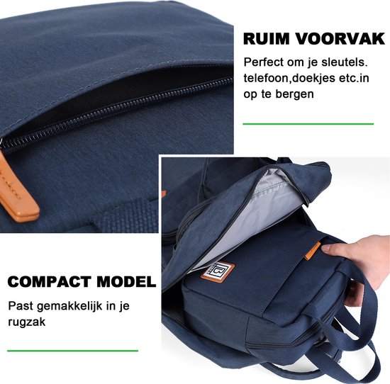 Brisby 4 Laags Geïsoleerde Koeltas - Lunchtas - Kolftas 4 liter - Blauw van Brisby — afbeelding 4