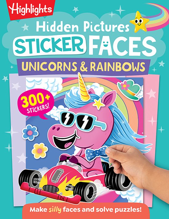 Hidden Sticker Hidden Pictures Sticker Faces- Hidden Pictures Sticker Faces: Unicorns ...