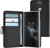 Azuri Sony Xperia XA2 Plus hoesje - Walletcase - Zwart