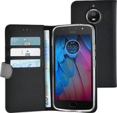 Azuri walletcase magnetic closure & cardslots - zwart - Motorola Moto G5S