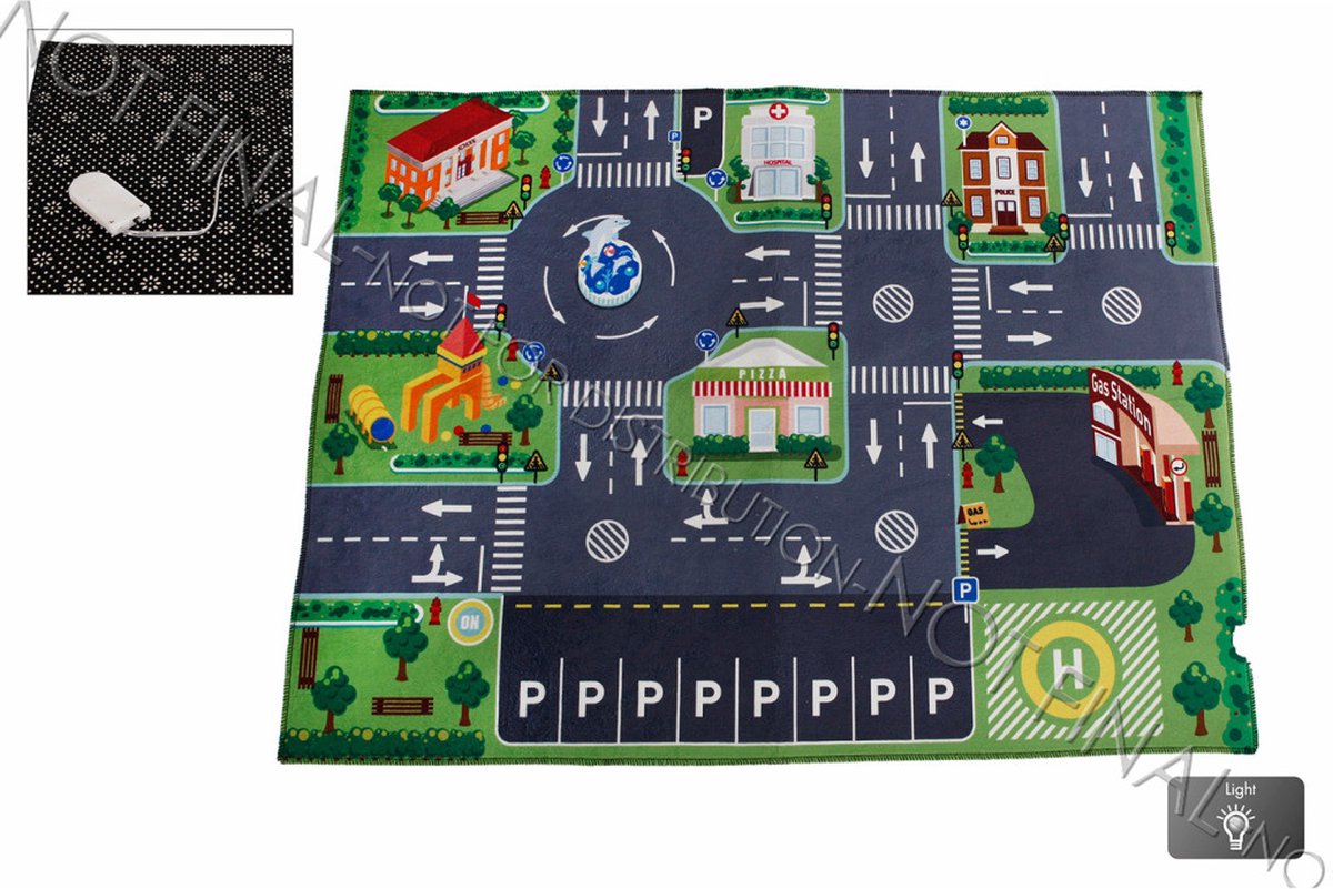 Kids Globe Speelkleed Verkeer met Led verkeerslichten — afbeelding 10