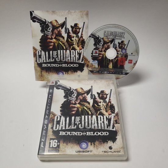 Call Of Juarez Bound In Blood PS3 - Jeu Complet En Français, Très Bon état, Action FPS