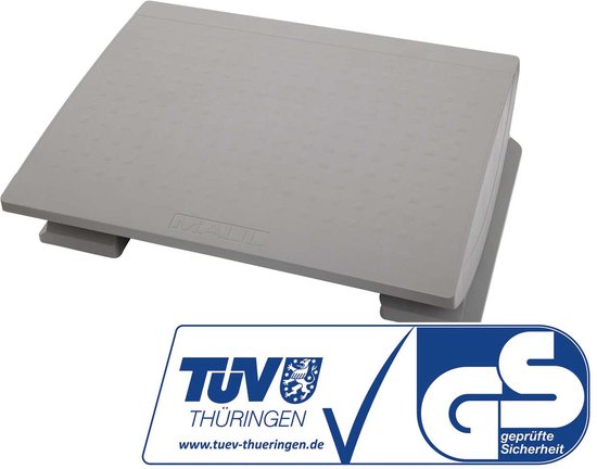 Foto: Brasq voetensteun basic fr400 ergonomisch verstelbaar met antislip