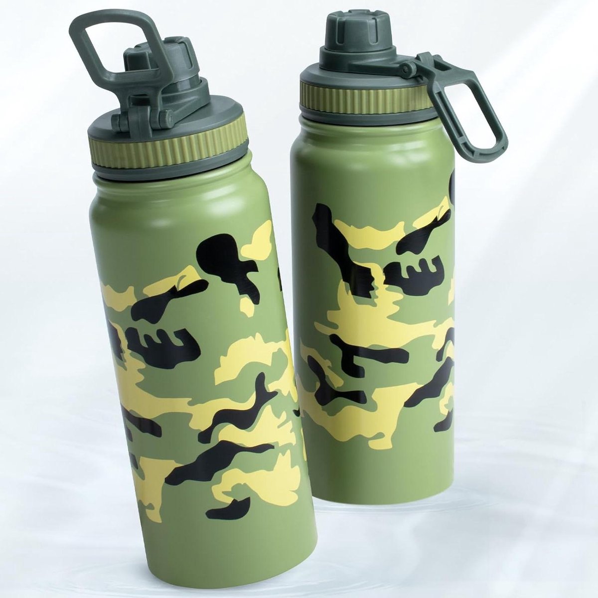Gourde Isotherme 1L En Acier Inoxydable - Sans BPA, étanche, Garde Le Chaud 12h Et Le Froid 24h - Parfaite Pour Sport, Bureau, Rando, école