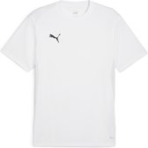 Maillot de sport PUMA teamGOAL Jersey pour homme - PUMA Wit- PUMA Zwart - Grijs - Taille M