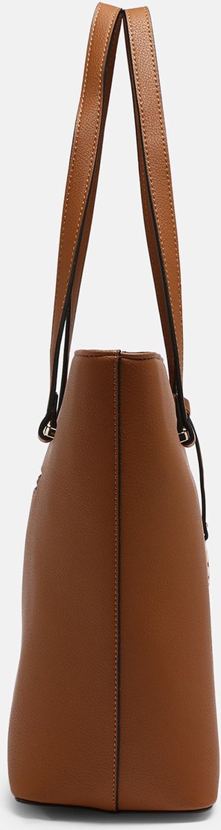 L.CREDI Filippa Shopper Cognac Lichtbruin