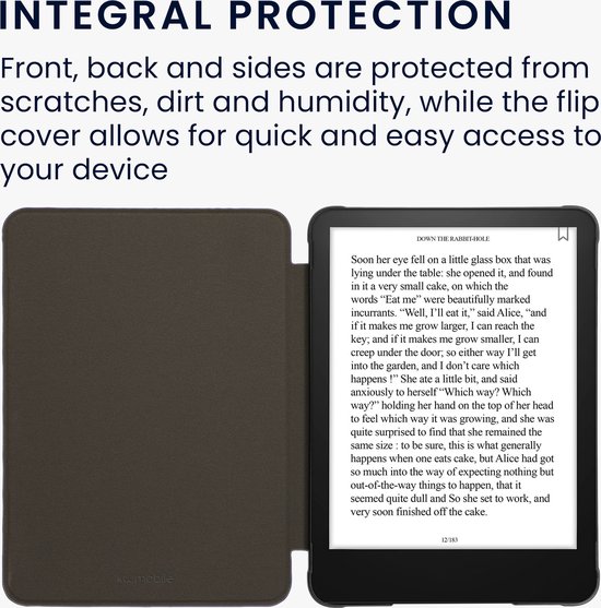 kwmobile Hoesje geschikt voor Amazon Kindle Paperwhite (2024) / Colorsoft - Nylon eReader case geschikt voor Amazon Kindle Paperwhite (2024) / Colorsoft — afbeelding 5