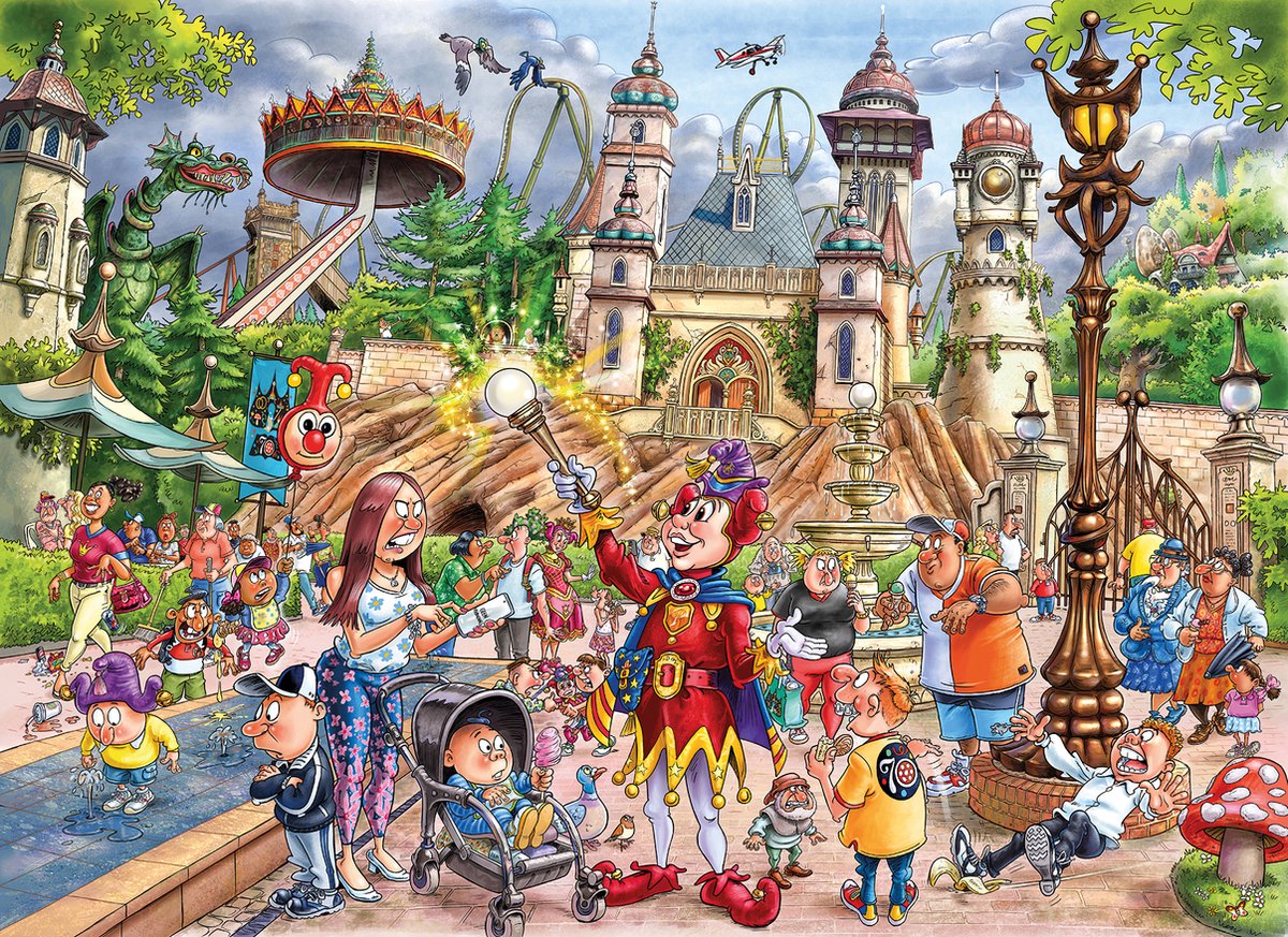 Wasgij Mystery Efteling Wereld Vol Wonderen 1000 stukjes - Legpuzzel — afbeelding 9