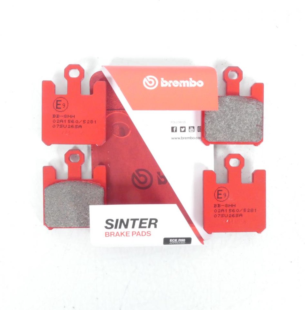 Brembo remblok voor motor Kawasaki 600 Zx-6 Rr Ninja 07SU26.SA AVD AVG