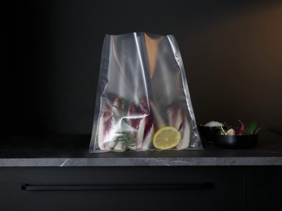Vacuüm Voedingssealer Rollen - BPA-vrij - Sous-vide - Compatibel Met Elke Vacuummachine 30 X 40 Cm 100 Zakken