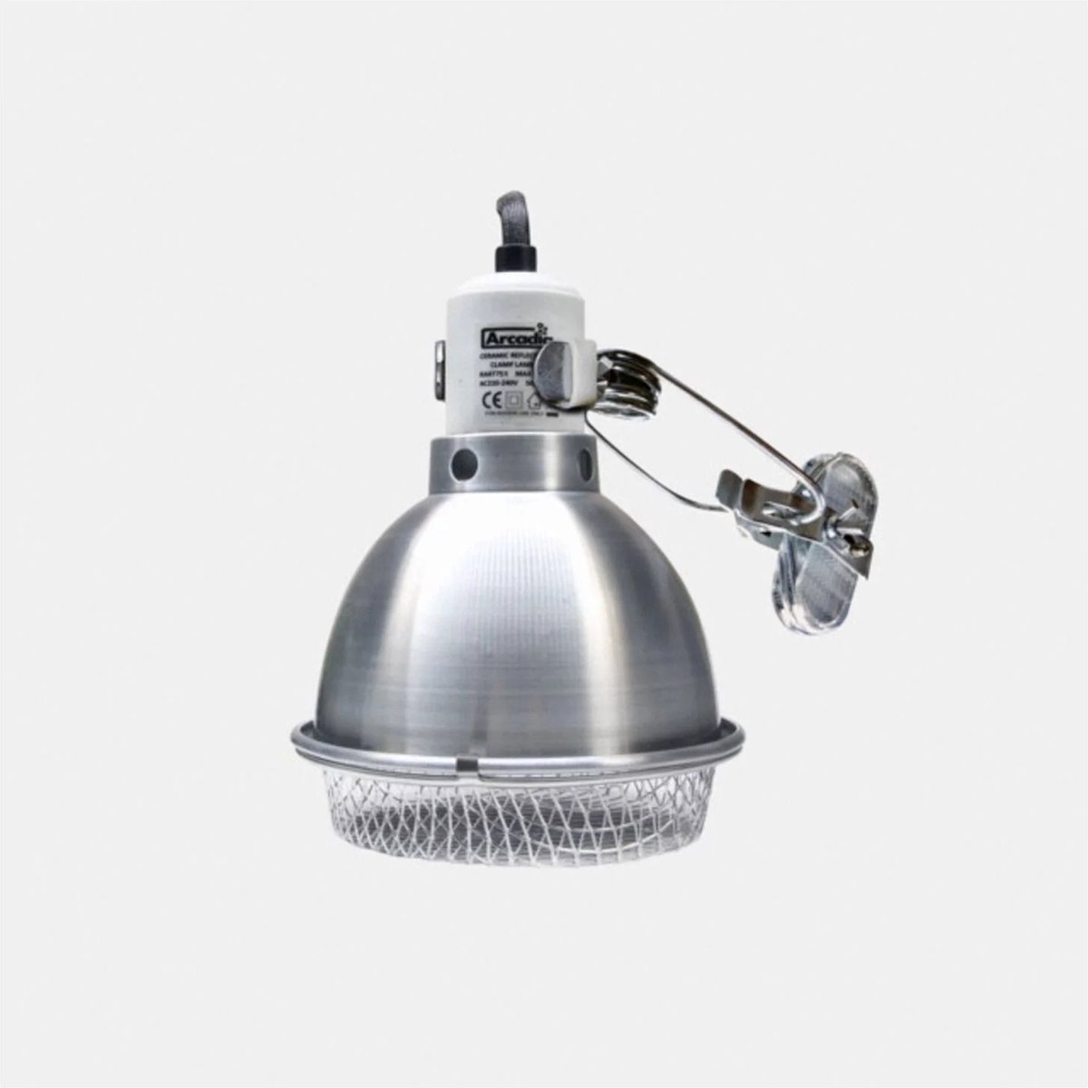 Arcadia Reflector met klem en keramische E27 fitting 14 | 20 cm voor terrariumverwarming en verlichting 20CM