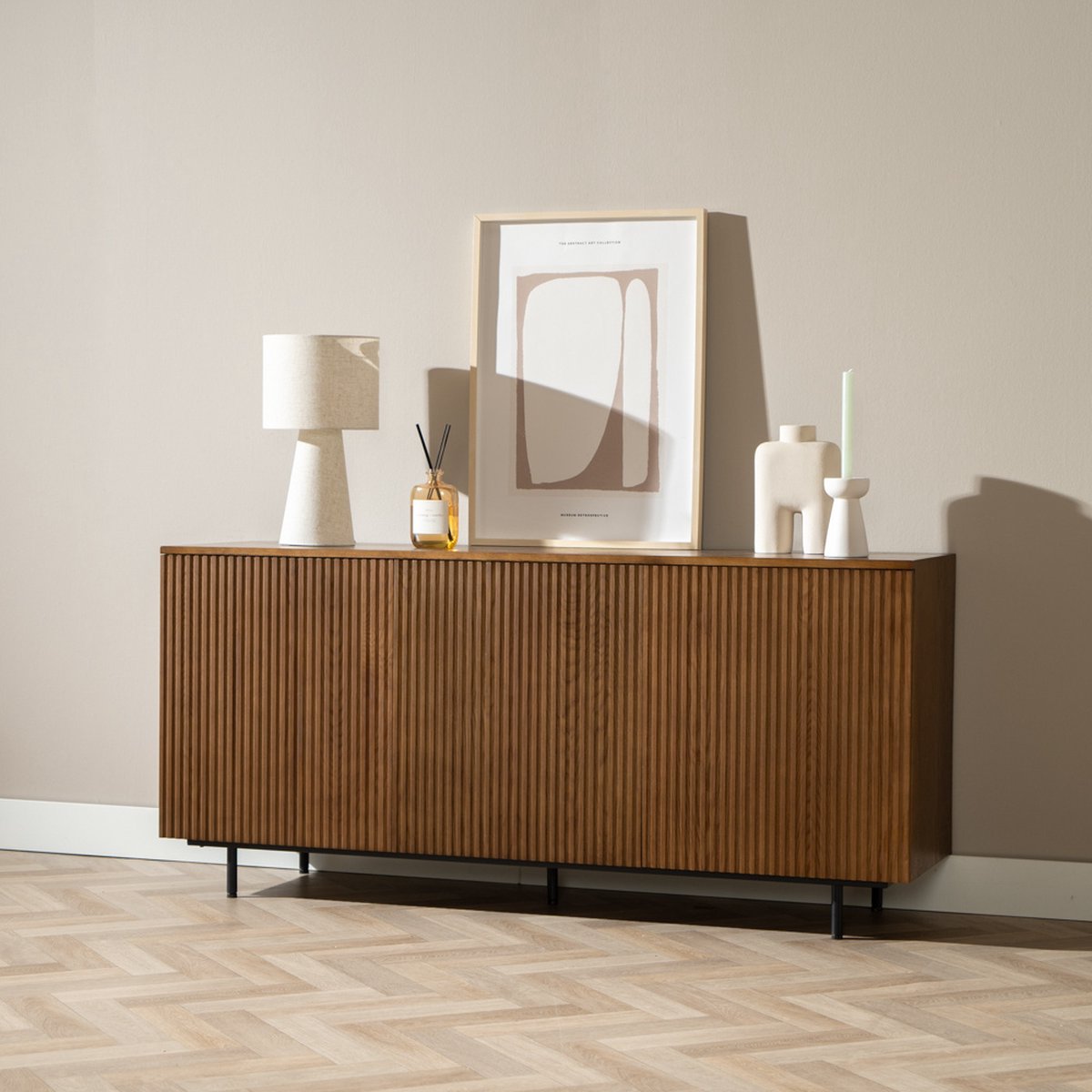 Bronx71® Dressoir Haley rustiek eiken 160 cm