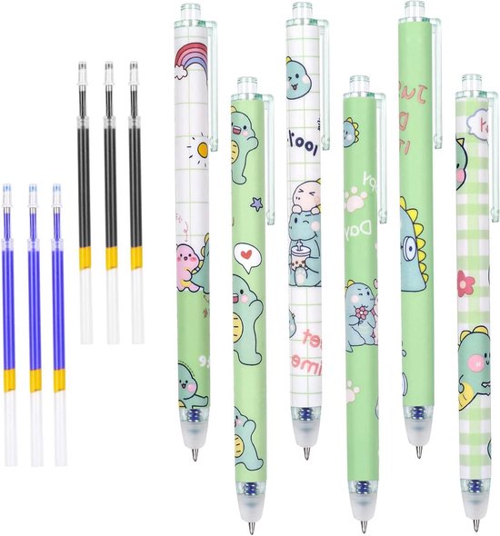 12 Recharges Pour Stylo Gel Effaçable Legami - Encre Thermosensible, Pointe 0.5 Mm, Plusieurs Couleurs
