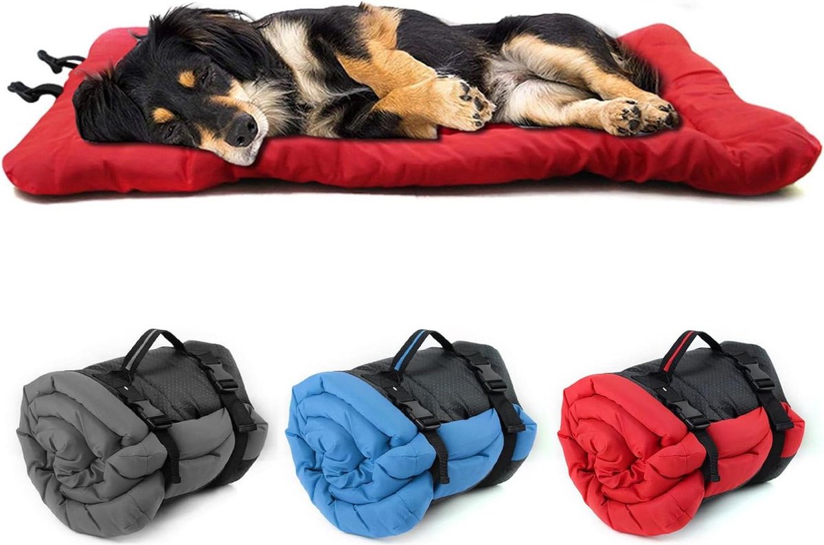 Camping Dog Bed - Washable Foldable Pet Mat for Warmth - Eurobuy