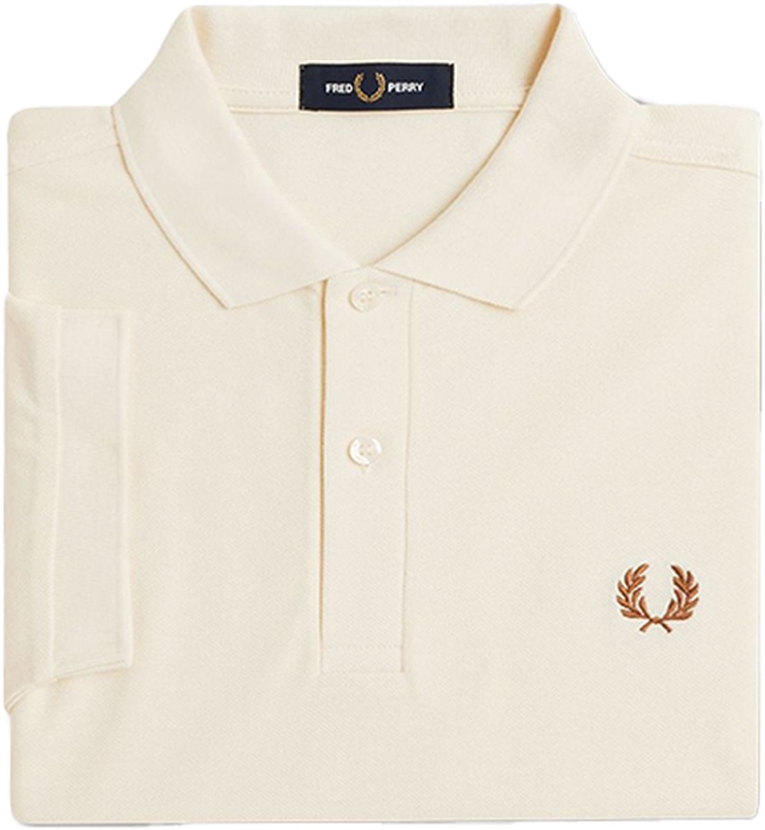 Fred Perry Plain Fred Perry Shirt Creme