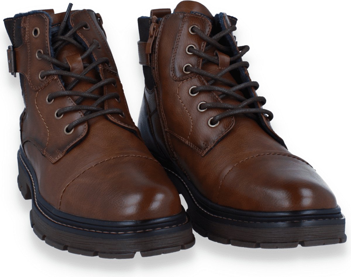 Wrangler Heren Bottine Deacon Cognac Bruin
