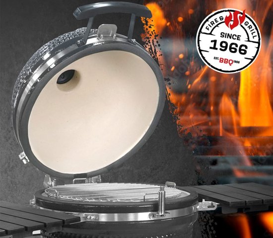 Landmann Kamado 22inch met trolley 74x132x121cm van Landmann — afbeelding 3