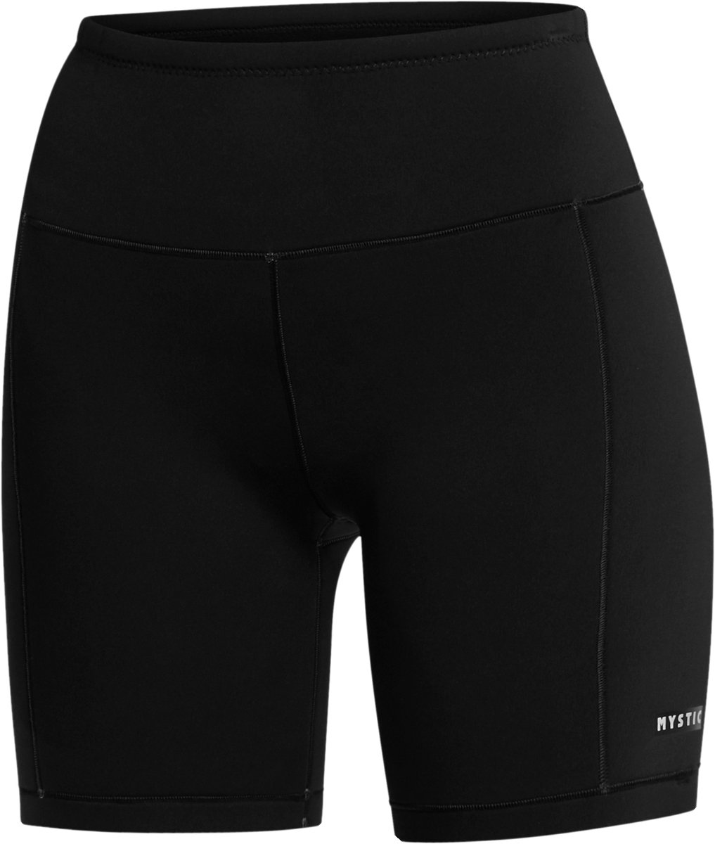 2025 Mystic Dames Lunar Neopreen Biker Shorts - Black