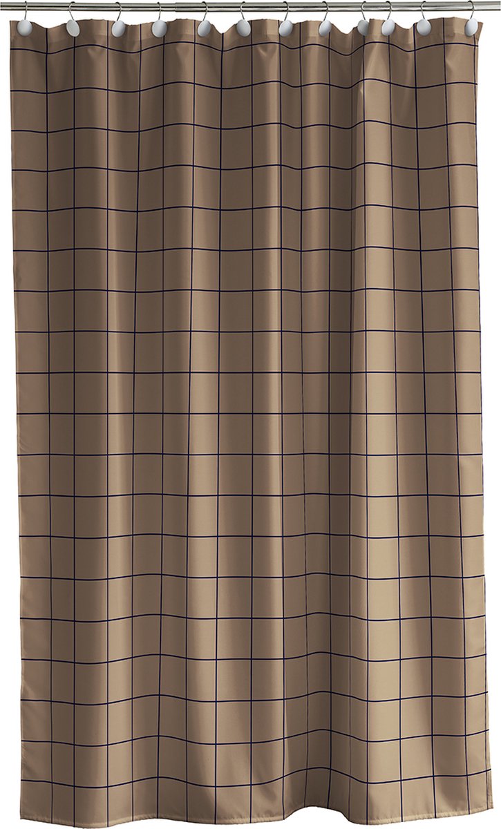 Södahl Vista Douchegordijn 180 x 200 cm Warm Taupe