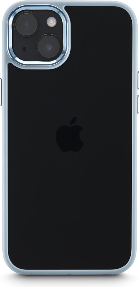 Hama Cam Protect Cover geschikt voor iPhone 15 Plus - Transparant Blauw