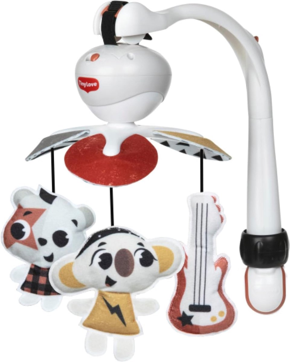 Image of 3-in-1 Baby Muziekmobiel voor Wieg, Box of Kinderwagen met 5 Melodieën en 30 Minuten Muziek