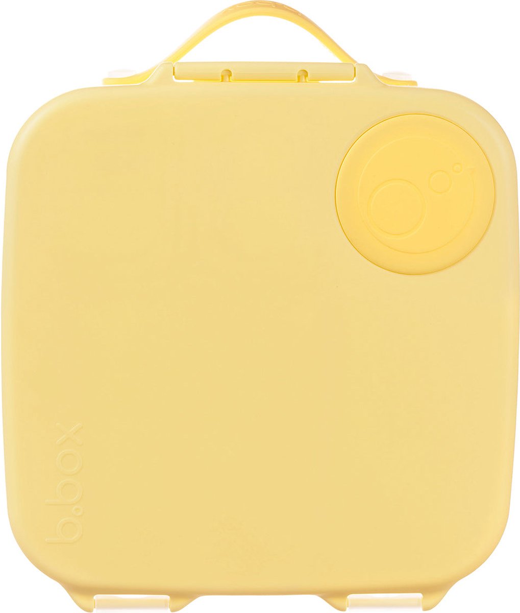 Goedkoopste b.box Lunchbox | Jumbo Bentobox met 4 Vakken (2 Lekvrij), Afneembare Scheidingswand, Gelkoelelement | Ideaal voor School | Vanaf 3 | Inhoud 2L