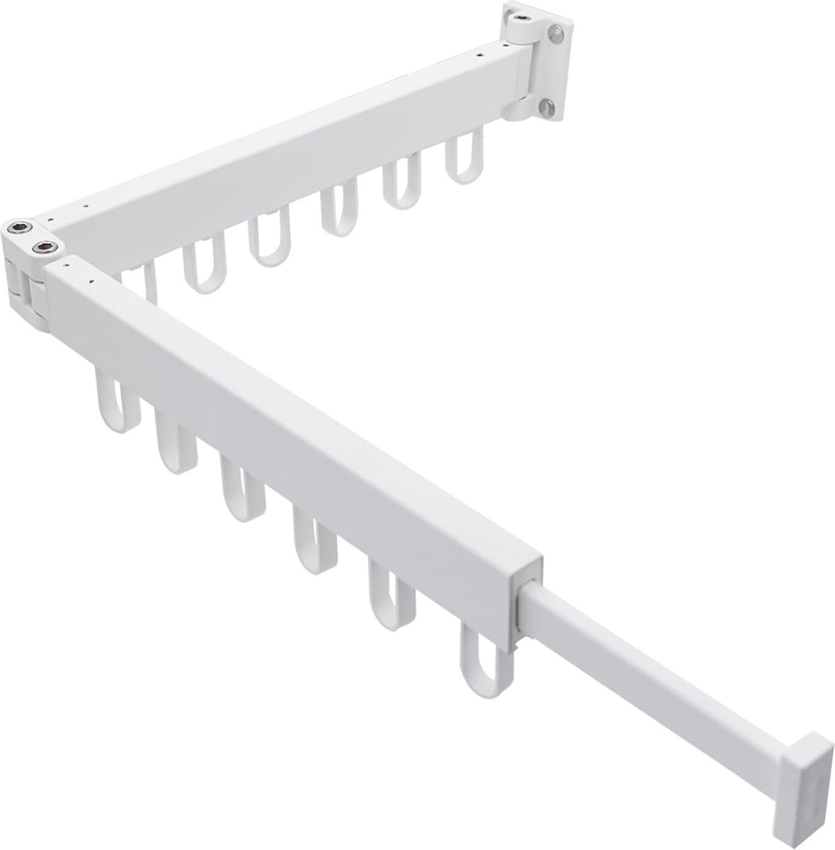 Goedkoopste Inklapbaar droogrek toren - 2-voudig kledingrek voor kleine ruimtes en balkons