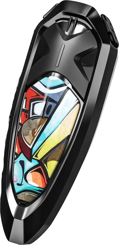Lexin - Motorfiets Intercom - Headsets - Handsfree - Communicator - Interphone - Motorhelm - Bluetooth 5.0 - Voor 10 ruiters - 1 stuk - 2000M