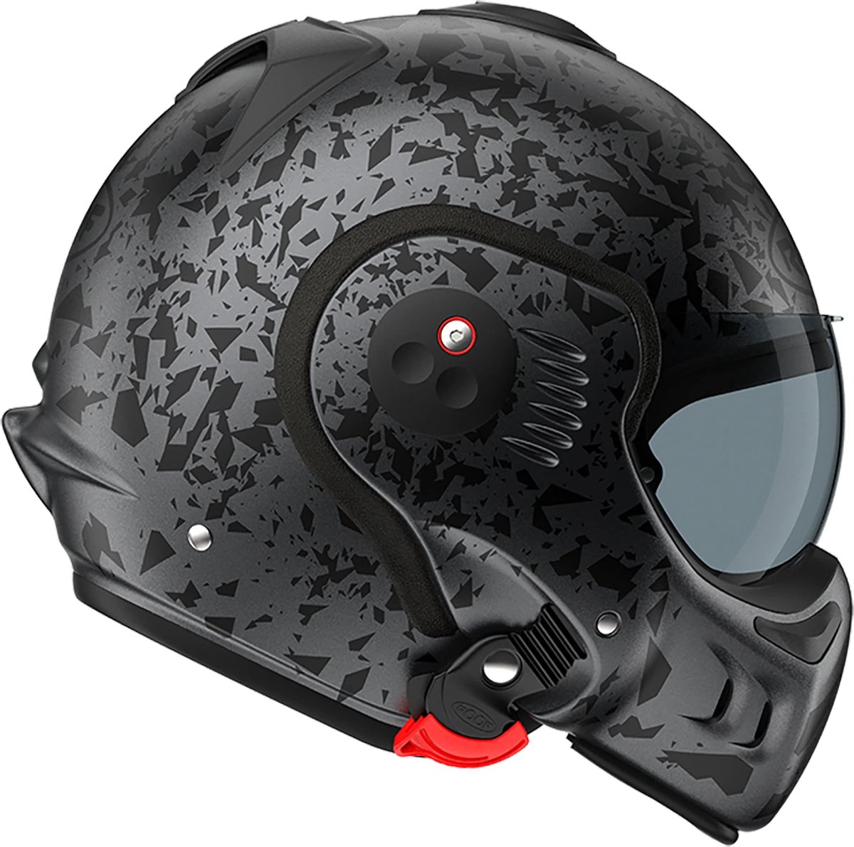 ROOF Helm Boxer Alpha Blackstar mat graphite maat XS