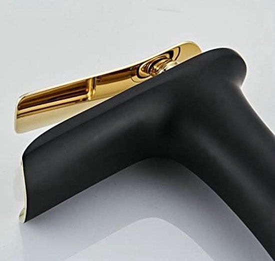 Leekayer Waterval Tap Tall Body Enkele Handvat Toilet Wastafel Tap voor Badkamer Goud Chrome Polished1 Hole Mount Hot en Koud Vanity Mengkraan Brons