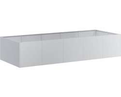 vidaXL - Plantenbak - 200x80x40 - cm - gegalvaniseerd - staal