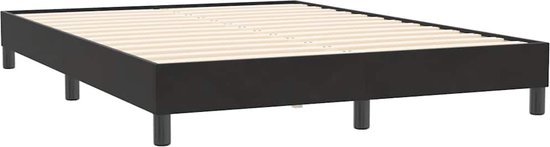 vidaXL - Cadre de lit - sans - matelas - 160x210 - cm - velours - noir