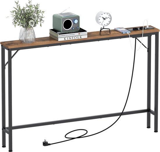 Tohomeor Smal consoletafel voor de gang 105x30, Industriële 3-laagse