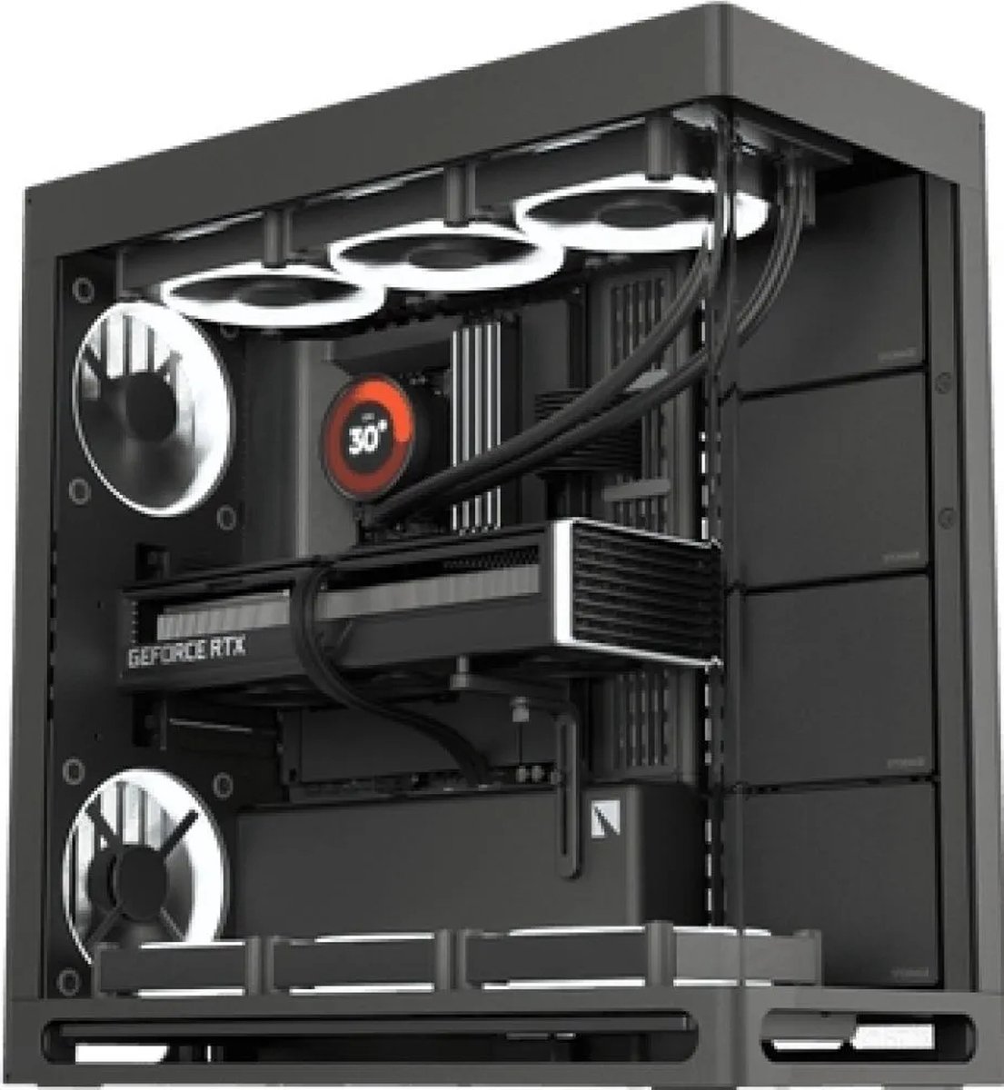 Havn Hs 420 Midi Tower Zwart behuizing - afbeelding 3