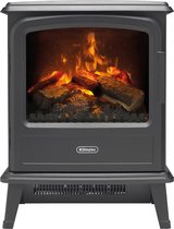 Dimplex Sfeerhaard elektrisch Evandale – Elektrische haard met verwarming en haardvuur – 1000W / 2000W – Waterdamp-haard – LED Optimyst 3D-vlameffect – Inclusief afstandsbediening – Leisteen
