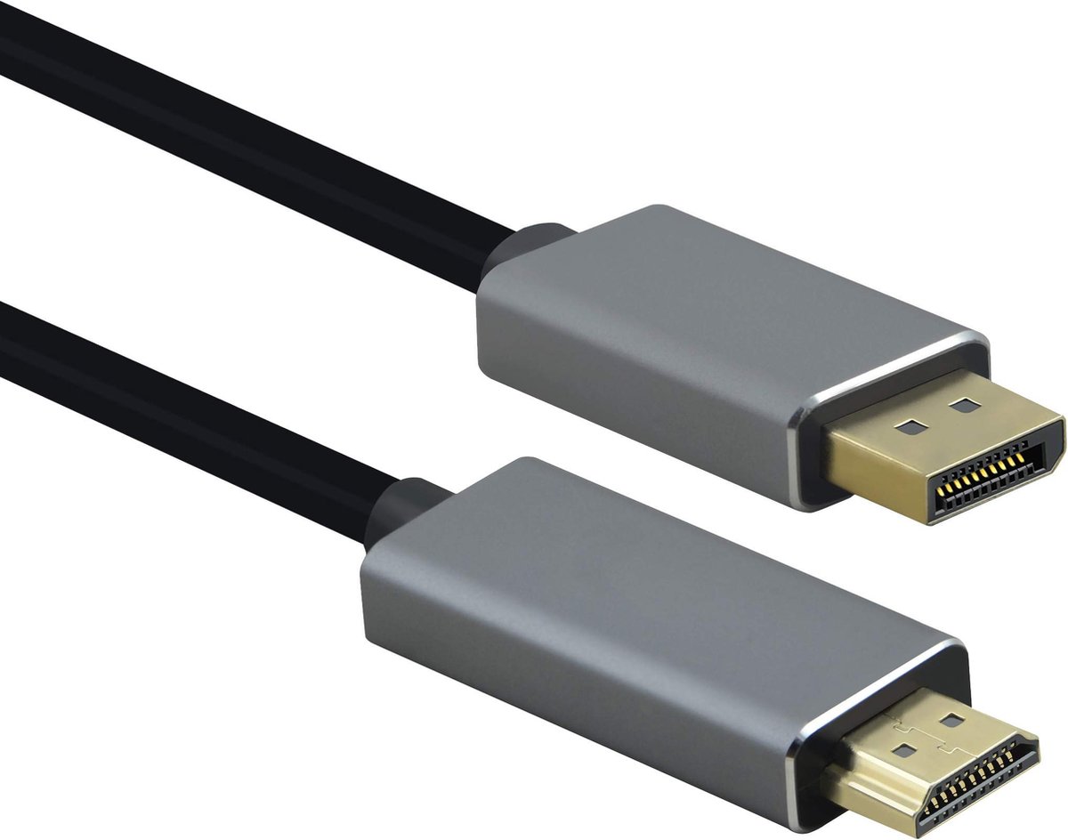 Anschlusskabel, DisplayPort Stecker/HDMI Stecker, PREMIUM, 3,0m, schwarz