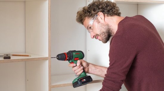 Perceuse sans fil Bosch AdvancedDrill 18 - Avec étui - Avec 2x batteries 18 V et chargeur