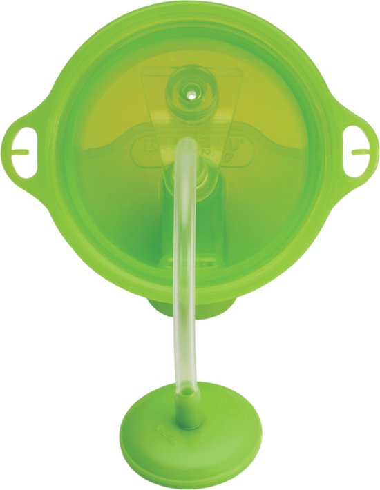 Munchkin Tip & Sip Antilek Rietjesbeker - Vaatwasserbestendig - Vanaf 12 maanden - 296ml - Groen - drinkbeker met rietje van Munchkin — afbeelding 4