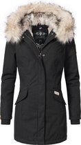 Chaud & Confortable - Navahoo Cristal - Veste d'hiver Femme - Adulte - Longue - À capuche - Zwart - S