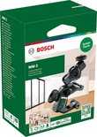 Doos met Bosch MM 2 universele klem en een afbeelding van de klem.