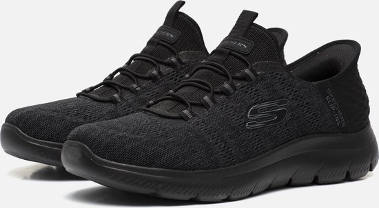Skechers Slip ins baskets homme noir Taille 44 Confort Extra Mousse a memoire de. bol