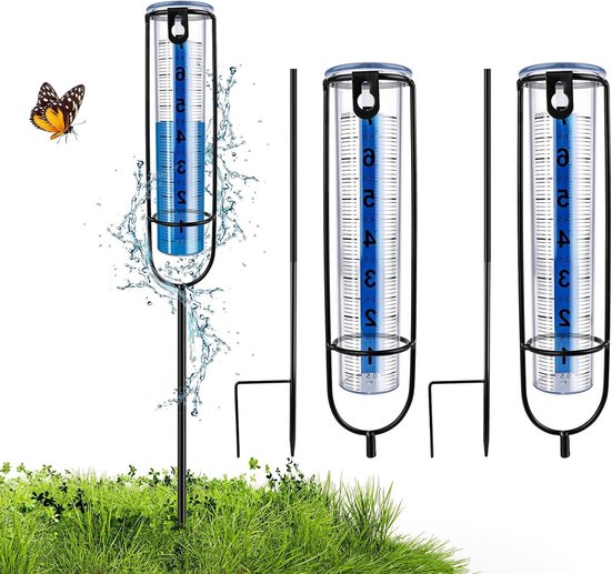 Vegena Watermeter voor in de tuin, geijkte koude waterklok 1/2 inch, tapkraan watermeter set doorstroming, beschermende afdekking huishouden koudwatermeter beste meetnauwkeurigheid