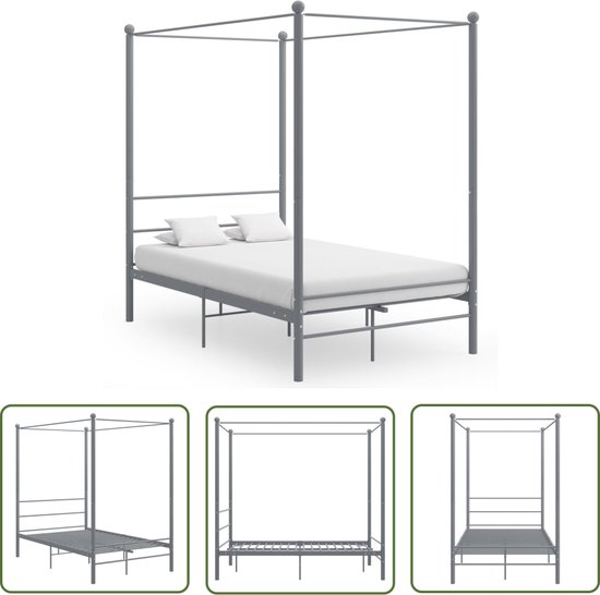 Metalen hemelbed Laura - Compleet bed