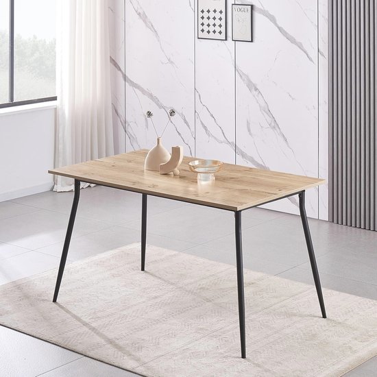 Uitschuifbare Eettafel Hera 160-240cm Rechthoekig Steen Wit / Ventura design - Ventura Design